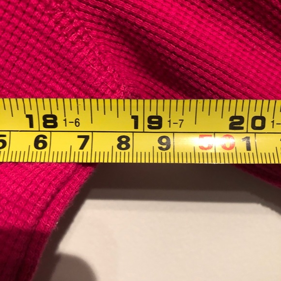 Northern Reflections Thermal Waffle Raspberry Med - Picture 4 of 5
